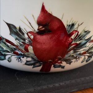 NWT - Lenox Winter Greetings Sentiment Bowl 9in